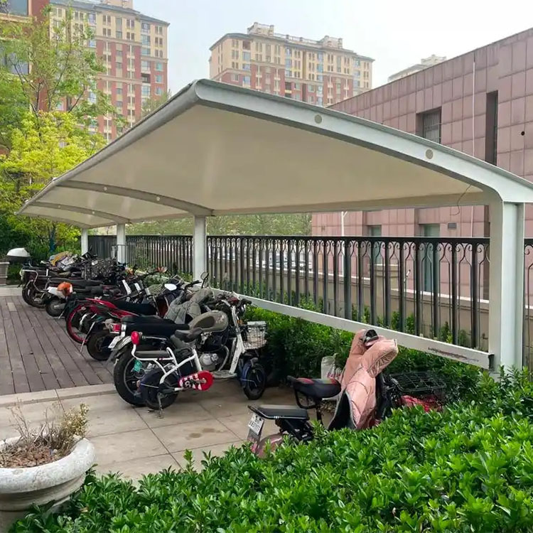 新县膜结构电动车棚